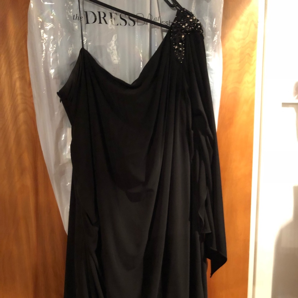 Black cocktail dress
